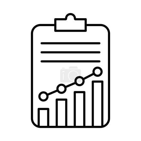 Statistics Line Icon Design