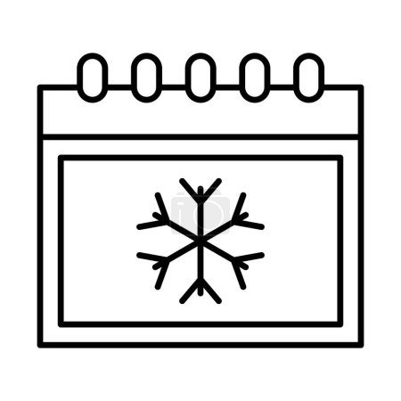 Holiday Season Line Icon Design