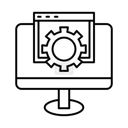 System Vector Line Icon Design