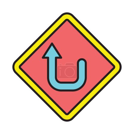 Turn up Vector Line Filled Icon