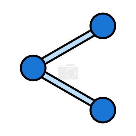 Share Option Vector Line Filled Icon