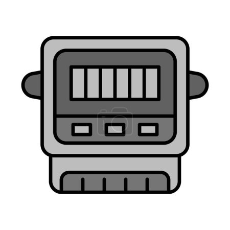 Elektrische Zähler Vector Line Icon Design