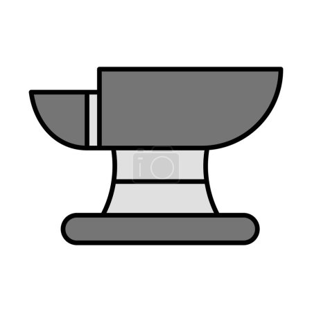 Yunque Vector línea llena icono
