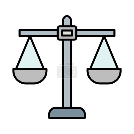 Corporate Law Line Filled Icon Design