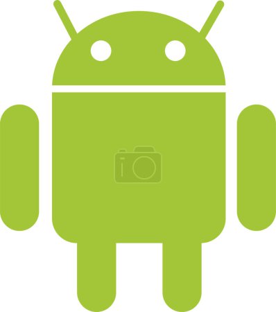 Android is a mobile operating system for smartphones, tablet, computers and other devices icon. collection Android logotype. Vector editorial.