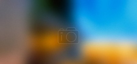 Téléchargez les photos : Vert orange cyan bleu graineux dégradé fond bruit texturé cinématique abstrait dégradé de couleur, bannière, couverture d'affiche design, texture graineuse sombre, espace de copie - en image libre de droit