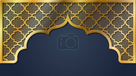 Photo for Eid Al Adha Mubarak or the Festival of Sacrifice for the Muslim community loop video clip background decorations with elegant arabesque calligraphy text particles design - Royalty Free Image