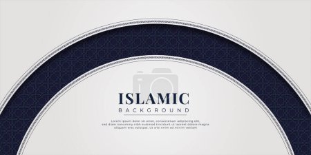 Ilustración de Fondo de lujo elegante árabe islámico con patrón islámico - Imagen libre de derechos