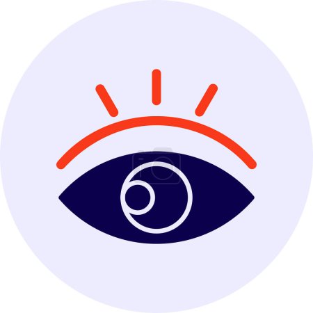 Ilustración de Eye Vector Icon Design - Imagen libre de derechos