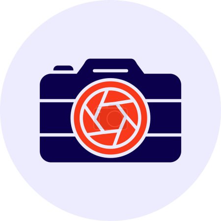 Illustration for Camera Vector Icon Design - Royalty Free Image