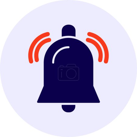 Ilustración de Bell Vector Icon Design - Imagen libre de derechos