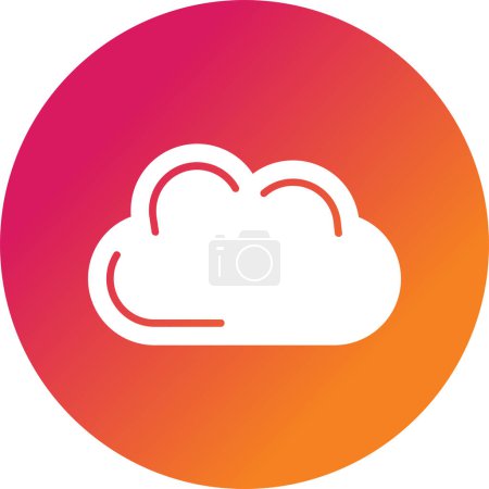 Téléchargez les illustrations : Conception d'icône vectorielle cloud - en licence libre de droit