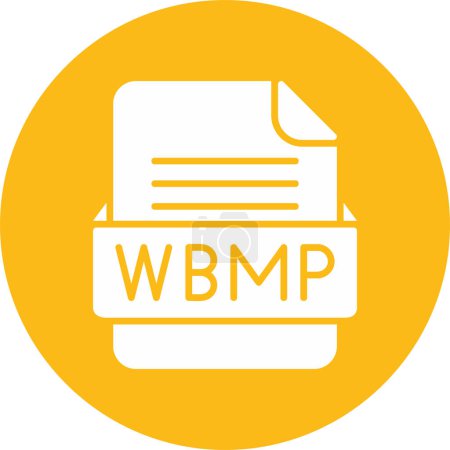 Téléchargez les illustrations : Format de fichier icône WBMP, illustration vectorielle - en licence libre de droit