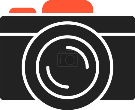 Ilustración de Icono de la cámara, diseño de ilustración simple - Imagen libre de derechos