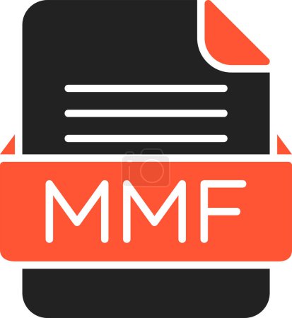 Ilustración de MMF Formato de archivo Vector Icon - Imagen libre de derechos