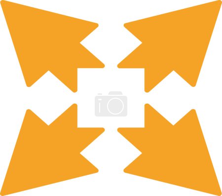 Illustration for Direction arrow icon. vector illustration - Royalty Free Image