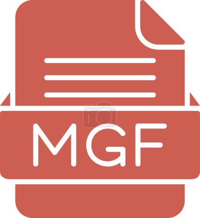 Téléchargez les illustrations : Fichier MGF icône web, illustration vectorielle - en licence libre de droit