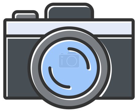 Illustration for Camera icon, vector illustration simple design - Royalty Free Image