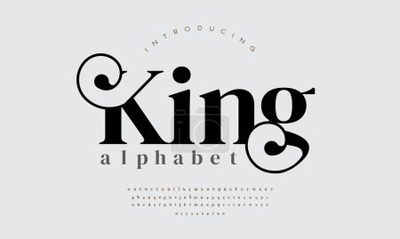 Illustration for Creative modern alphabet letter logo design - Royalty Free Image