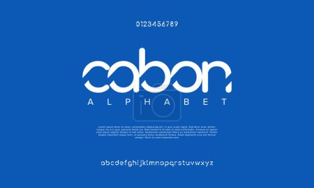 Alphabet letters font, vector illustration