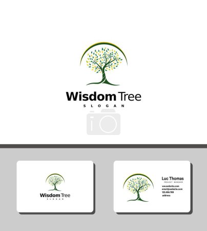 Ilustración de Logotipo sencillo y sobresaliente del podcast Wise Owl - Imagen libre de derechos
