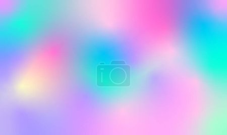 Foto de Gradiente holográfico moderno del paisaje fondo colorido del vector del pastel con el telón de fondo del neón - Imagen libre de derechos