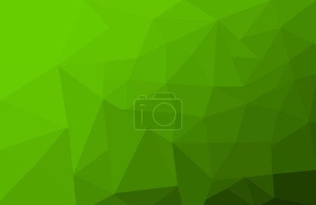 Photo for Triangle green abstract geometric high quality background image - Royalty Free Image