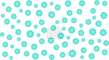 Téléchargez les photos : Modèle abstrait de forme de fleur Pétales turquoise couleur - en image libre de droit