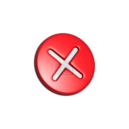 Kreuzzeichen, Untergangssymbol isoliert auf weißem Hintergrund