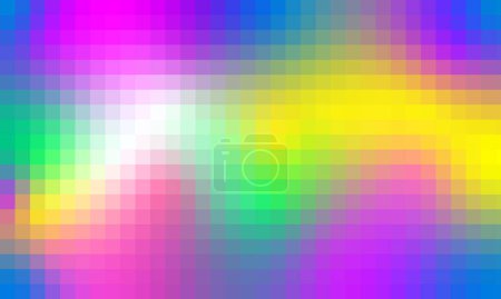 Colorful abstract pixelation painting background