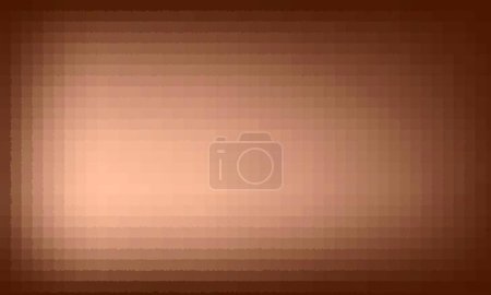 Fondo de patrón de desenfoque pixelado marrón. Textura cuadrada censurada