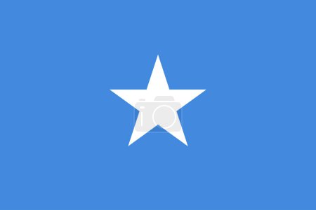 Ilustración de La bandera nacional de las Islas Salomón vector ilustración. Bandera civil y estatal de Islas Salomón con color oficial - Imagen libre de derechos