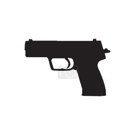 Téléchargez les illustrations : USP 9mm arme sur fond blanc - en licence libre de droit