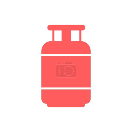 Téléchargez les illustrations : Icône cylindre sur fond blanc - en licence libre de droit