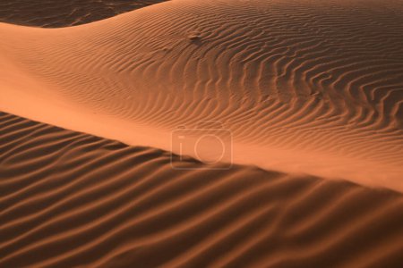 desert sand dunes in tadrart, algeria