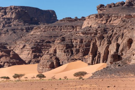 Téléchargez les photos : Beau paysage dans le parc national de tadrart, algérie - en image libre de droit