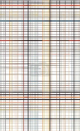 Checks and tartan repeat modern classic pattern with woven texture