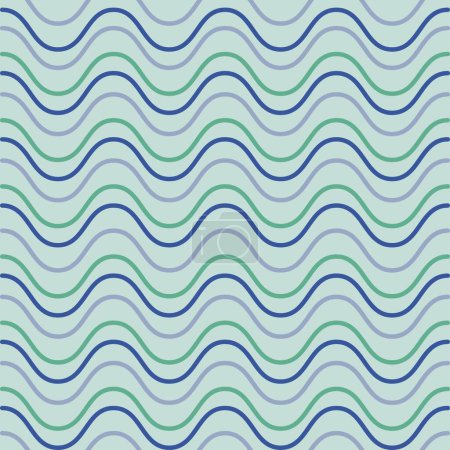 Photo for Seamless wave pattern. abstract blue background. - Royalty Free Image