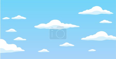 Illustration pour La série Simpsons Background Sky - image libre de droit
