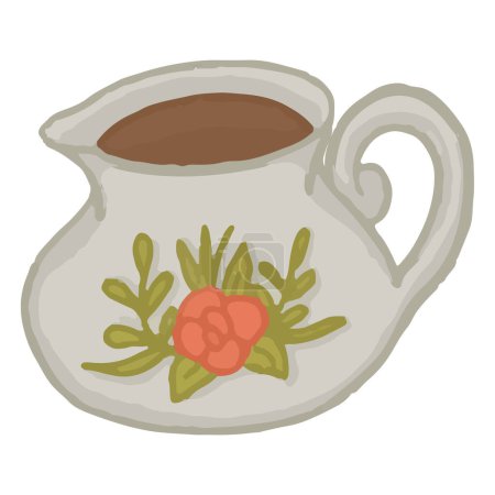 Illustration for Cup of tea with lemon - Royalty Free Image