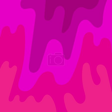 Illustration for Colorful Groovy background design concept, abstract backgroun - Royalty Free Image
