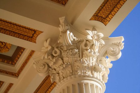 Photo for Detail of a Corinthian Capital Column - Royalty Free Image