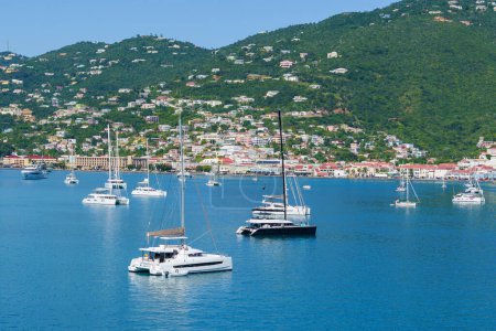 Photo for Boats in the Caribbean at St. Thomas US Virgin Islands - Royalty Free Image