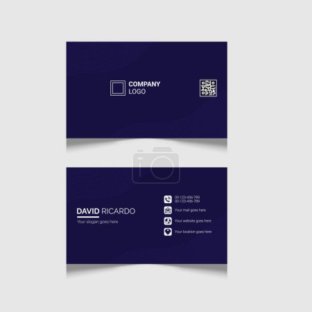 Illustration for Creative Business Card Design - Royalty Free Image