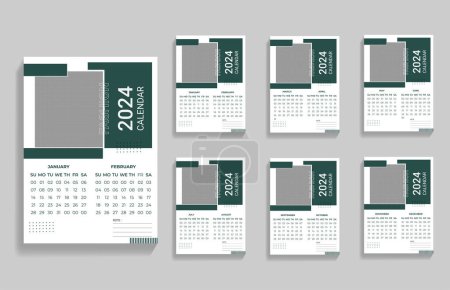 Plantilla de diseño de calendario único