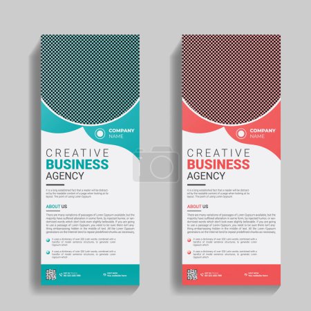 Corporate Rollup/x-banner design template