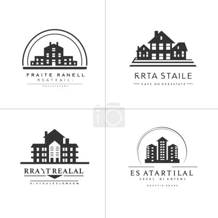 immobilien firma logo design