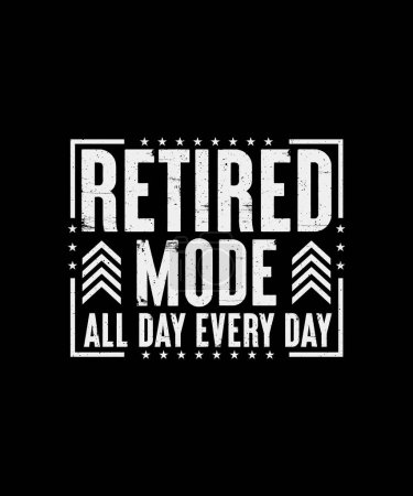 Photo for Retirement T-Shirt Design - Royalty Free Image