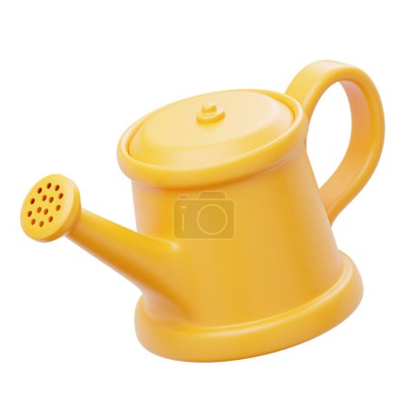 Watering Can Gardening Tool 3D Illustration