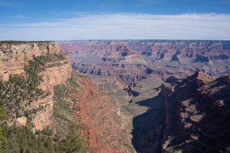 Photo for South Kaibab Trail to Ooh Aah Point, Grand Canyon. Viewpoint. Arizona, Utah. - Royalty Free Image